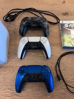 PS5 Slim disc 1TB | 3 Games + 3 Controllers, Spelcomputers en Games, Spelcomputers | Sony PlayStation 5, Ophalen of Verzenden