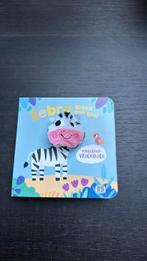 Zebra speelt een spel vingerpopvriendjes, Ophalen of Verzenden, Zo goed als nieuw