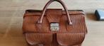 Vintage leren dokterstas, Sieraden, Tassen en Uiterlijk, Tassen | Reistassen en Weekendtassen, Ophalen, Gebruikt, Bruin, Minder dan 40 cm