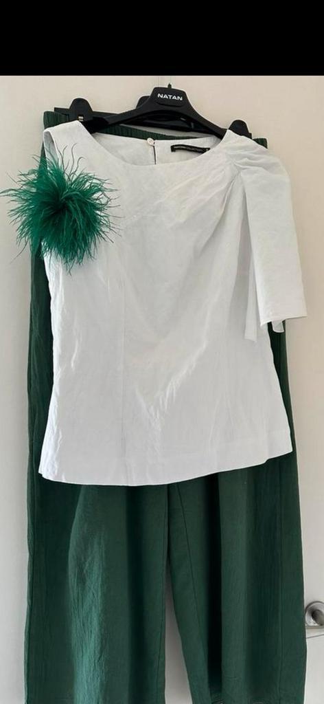 Natan spierwit top maat 42, Kleding | Dames, Tops, Zo goed als nieuw, Maat 42/44 (L), Wit, Verzenden