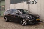 Peugeot 308 SW 1.2 PureTech 130pk Automaat GT-line -NAVI-ECC, Gebruikt, Euro 6, 1199 cc, 635 kg