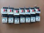 7x relay relais 24 volt 4x maak contact +thermische beveilig, Ophalen of Verzenden