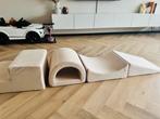 Speel Foam blokken Beige Incl 100ballen, Kinderen en Baby's, Speelgoed | Babyspeelgoed, Ophalen of Verzenden, Gebruikt, Overige typen