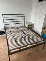 IKEA Heimdal bedframe (140x200) met Lönset lattenbodem, Ophalen, 140 cm, Twijfelaar, 200 cm
