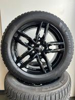 16 inch Audi A1 Alutec velgen (zwart) met winterbanden., Auto-onderdelen, Banden en Velgen, Ophalen, 16 inch, 205 mm, Winterbanden