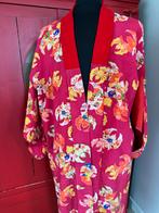 Vintage Japanse Yukata Zomer Kimono - Rood, Ophalen of Verzenden, Gedragen, Maat 38/40 (M), Rood