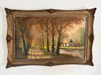 Klassiek Schilderij met Gouden Lijst, Ophalen