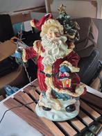Prachtig vintage Kerstman beeld + licht + adapter!, Ophalen of Verzenden, Gebruikt