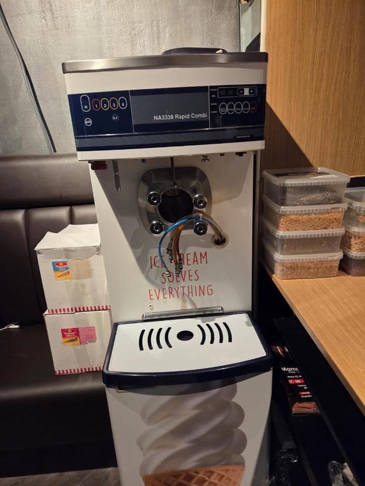 Softijs machine NA3338 Rapid Combi, Witgoed en Apparatuur, IJsmachines, Gebruikt, Zelfvriezend, Ophalen
