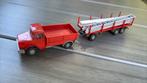 WIKIN 039206MAGIRUS DEUTZ SCAFFOLDING TRAILER TRUCK. HO 1:87, Hobby en Vrije tijd, Modeltreinen | H0, Ophalen of Verzenden, Zo goed als nieuw