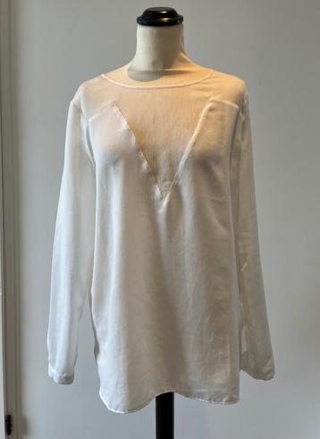 Heel goed wit Samsoe & Samsoe blouse top shirt S 36 38 rond beschikbaar voor biedingen