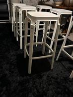 6 x Magis bar kruk Steelwood Stool hoog, Ophalen, Zo goed als nieuw, Kunststof