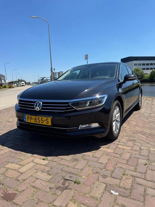Volkswagen Passat 1.6 TDI ACC 88KW BMT DSG 2017 Zwart, Auto's, Volkswagen, Bedrijf, Passat, ABS, Adaptieve lichten, Adaptive Cruise Control