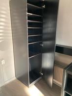 2 Zwarte PAX kasten met planken, Huis en Inrichting, Ophalen, Overige materialen, Gebruikt, 200 cm of meer