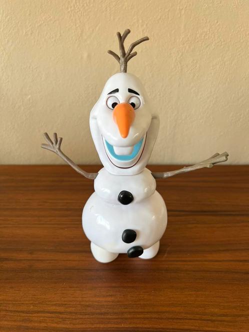 Disney actiefiguur sneeuwpop Olaf Frozen beweegbaar, Verzamelen, Disney, Zo goed als nieuw, Beeldje of Figuurtje, Overige figuren