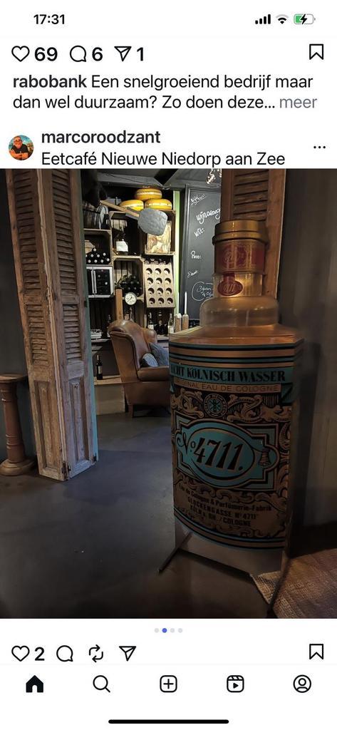 Zeldzaam Boldot 4711 Reclame Display + Fles, Verzamelen, Parfumverzamelingen, Zo goed als nieuw, Ophalen of Verzenden