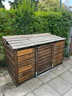 Container / kliko ombouw hout, Ophalen, Gebruikt, Hout, Containerberging