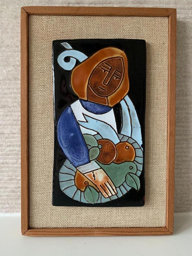 Mooie Vintage wanddecoratie Henk Potters keramiek, Antiek en Kunst, Antiek | Keramiek en Aardewerk, Ophalen of Verzenden
