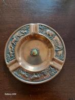 Vintage Koperen Asbak met Jachttaferelen, Ophalen of Verzenden, Koper