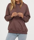 H&M capuchon sweater hoodie hoody maat S Donker pruimenpaars, Nieuw, H&M, Ophalen of Verzenden, Bruin