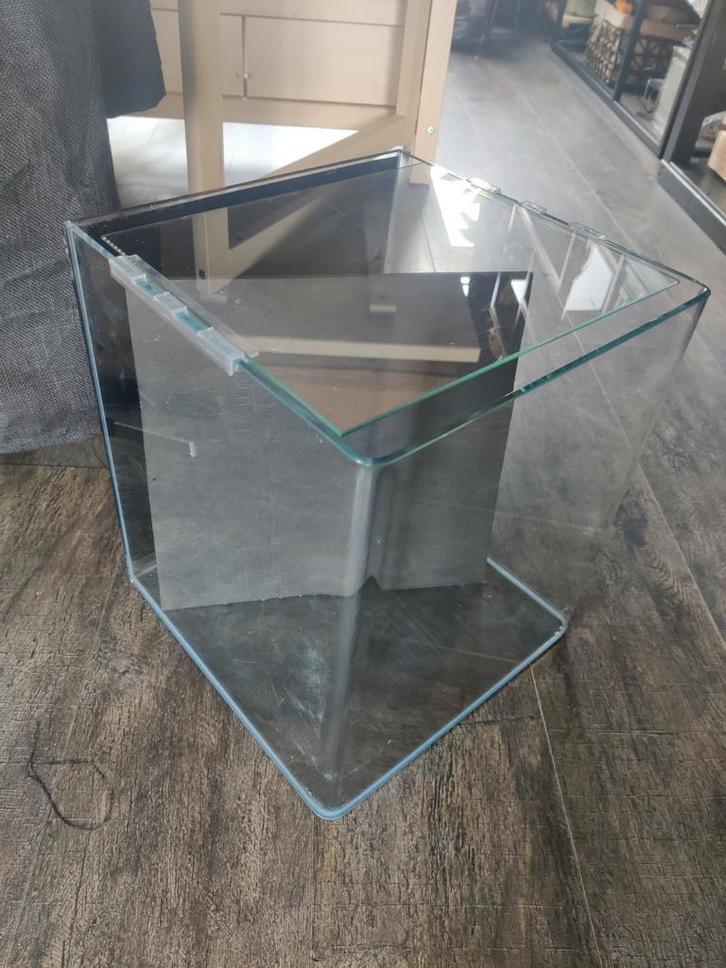 Dennerle aquarium 30x30x35 cm (bxdxh) 30 liter, Dieren en Toebehoren, Vissen | Aquaria en Toebehoren, Gebruikt, Leeg aquarium