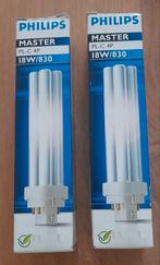 Philips 2 losse lampen - Master - PL-C 18W/830 - nieuw, Ophalen of Verzenden, Zo goed als nieuw