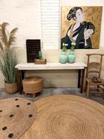 Teak sidetable dressoir commode franse eettafel tafel hout, Ophalen, 100 tot 150 cm, Zo goed als nieuw, Nvt