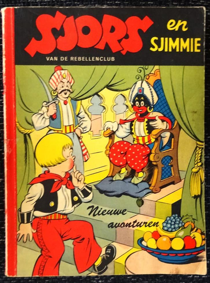 SJORS en  SJIMMIE   -Nieuwe Avonturen  1954, Boeken, Stripboeken, Gelezen, Eén stripboek, Ophalen of Verzenden