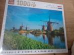 Puzzel 1000 Stukjes - Kinderdijk, Nederland, Hobby en Vrije tijd, Denksport en Puzzels, Ophalen of Verzenden