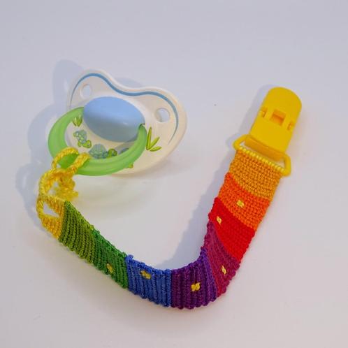 Uniek handgemaakt speenkoord, Kinderen en Baby's, Kraamcadeaus en Geboorteborden, Nieuw, Kraamcadeau, Verzenden