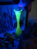 Mid Century Uranium Glas Vaas Sommerso Techniek, Antiek en Kunst, Verzenden