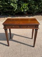 Koloniale Sidetable, Wandtafel, Halkastje, Teak Hout, Huis en Inrichting, Tafels | Sidetables, Ophalen, Gebruikt, 50 tot 100 cm