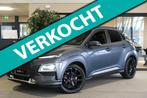 Hyundai Kona 1.6T-GDI Premium 177PK Navi ACC Leder PDC Camer, Auto's, Hyundai, Gebruikt, Zwart, 19 km/l, 177 pk