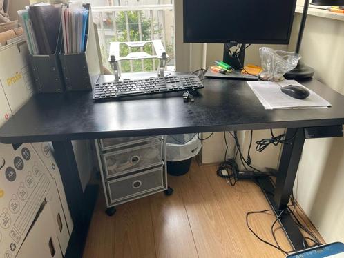 Maidesite Elektrisch Verstelbaar Zit-Sta Bureau – 120x60 cm,, Huis en Inrichting, Bureaus, Zo goed als nieuw, Stabureau, Elektrisch