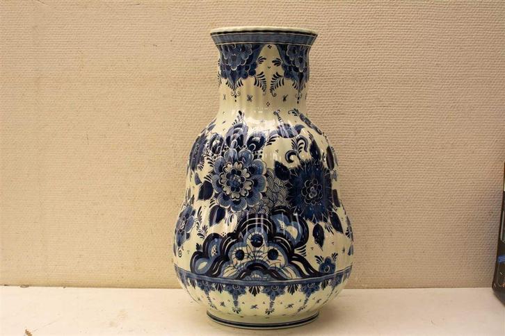Royal Blue Delft porseleinen vaas 39708, Huis en Inrichting, Woonaccessoires | Vazen, Gebruikt, Blauw, Minder dan 50 cm, Aardewerk of Porselein