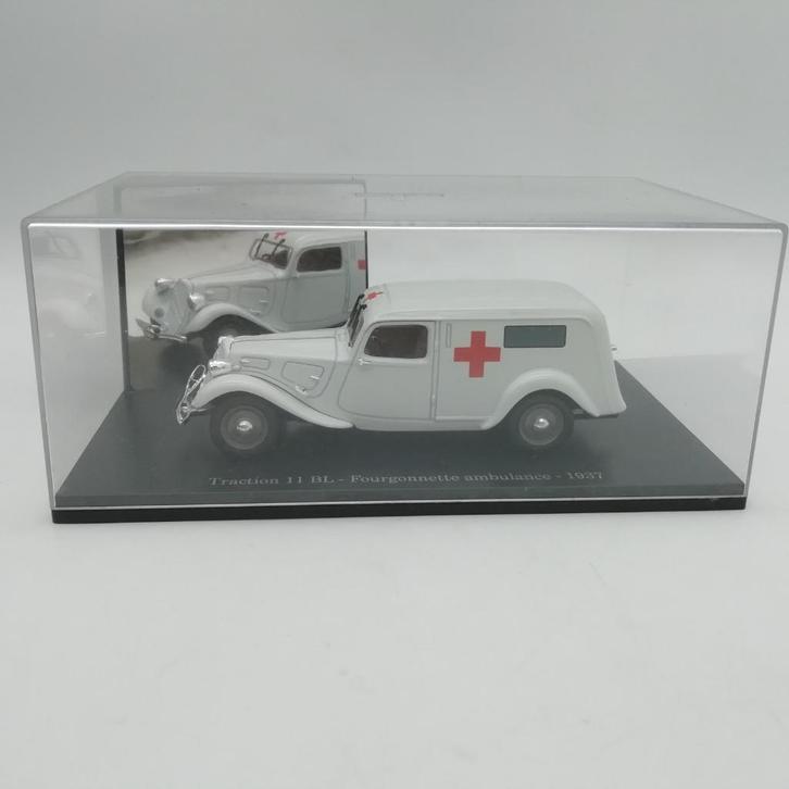 79812: Citroën traction 11 BL Fourgonnette ambulance - 1937, Hobby en Vrije tijd, Modelauto's | 1:43, Zo goed als nieuw, Auto