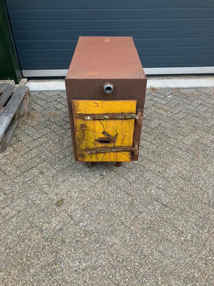 Houtkachel, Werkplaatskachel, Allesbrander, Huis en Inrichting, Kachels, Gebruikt, Vrijstaand, Houtkachel, Hout, Ophalen