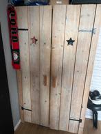 Stevige steigerhouten kast -100x200 cm zelf uit elkaar halen, Ophalen, Gebruikt
