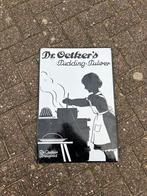 Dr. Oetker reclamebord metaal 60/40cm, Ophalen, Zo goed als nieuw, Reclamebord