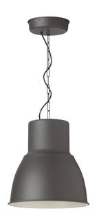 2 Ikea Hektar lampen 38 cm, Ophalen, Zo goed als nieuw, Metaal, Minder dan 50 cm