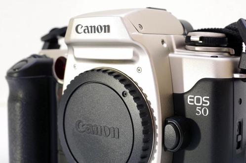 Canon EOS 50 body EF-mount SLR + nieuwe batterij, Audio, Tv en Foto, Fotocamera's Analoog, Gebruikt, Spiegelreflex, Canon, Verzenden