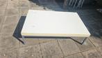 Laag Salontafel - Wit Rechthoekig, Huis en Inrichting, Tafels | Salontafels, Gebruikt, 100 tot 150 cm, Modern, Rechthoekig