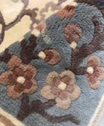 Chinees tapijt - vloerkleed wol vintage creme kleed, Gebruikt, 100 tot 150 cm, 200 cm of meer, Ophalen of Verzenden