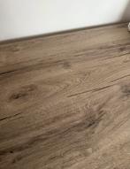 Houten eettafel met kunstlederen stoelen, Ophalen, Gebruikt, Overige houtsoorten, 50 tot 100 cm