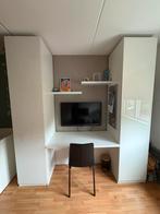 PAX Kast IKEA (incl. bureau), Wit, 1.36mX50cmX60cm, Ophalen, 200 cm of meer, 50 tot 100 cm, Zo goed als nieuw