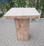 Statafel steigerhout - 2 stuks - 76x76cm, Ophalen, Zo goed als nieuw, Rechthoekig, Hout