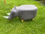 Poefje/ kruk Neushoorn, Ophalen, Zo goed als nieuw, Rond, Minder dan 50 cm
