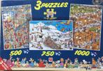 Bieden of ruilen Jan v Haasteren puzzels, Ophalen, 500 t/m 1500 stukjes, Zo goed als nieuw