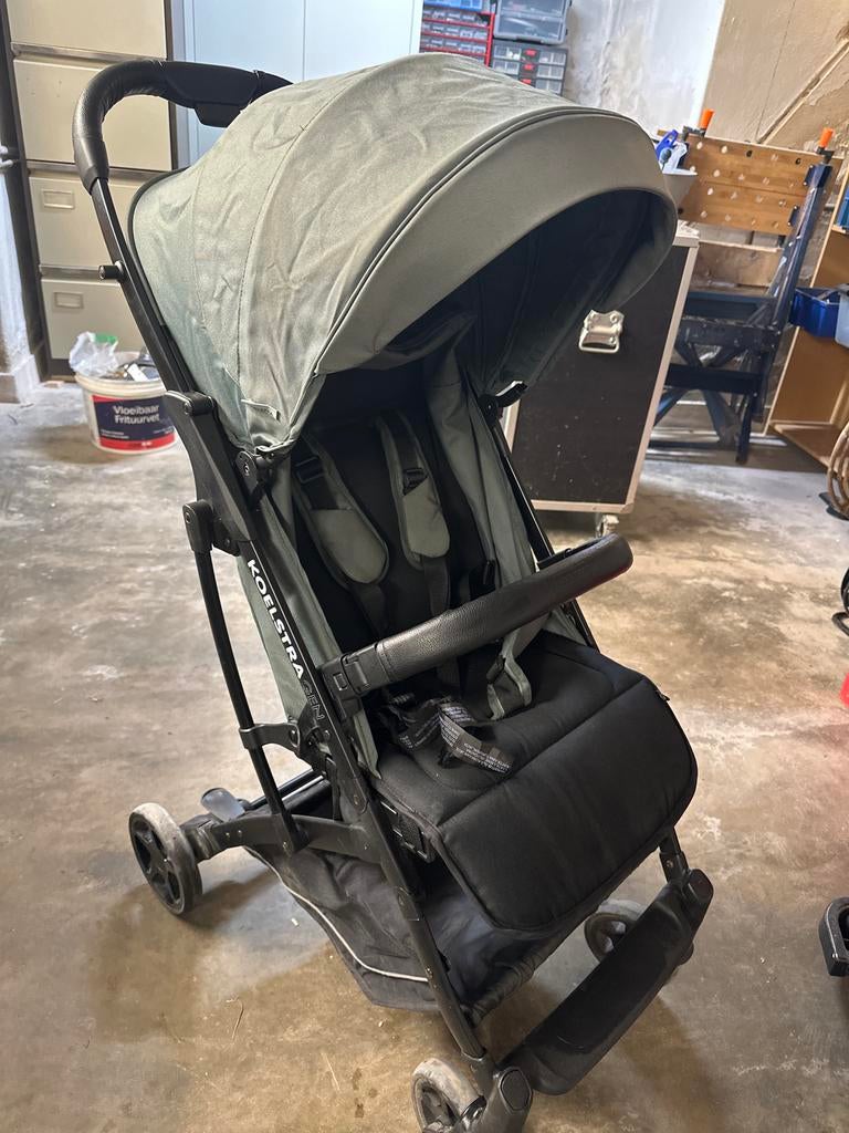 Compacte Koelstra kinderwagen - met fietsdrager, Gebruikt, Verstelbare duwstang, Ophalen, Kinderwagen