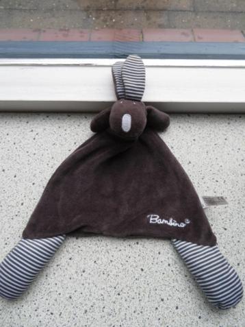 	 Knuffeldoek konijn merk Bambino van Kruitvat donkergrijs beschikbaar voor biedingen